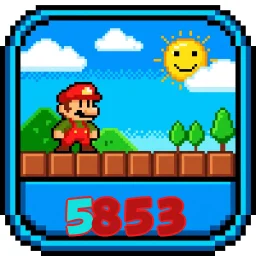 5853